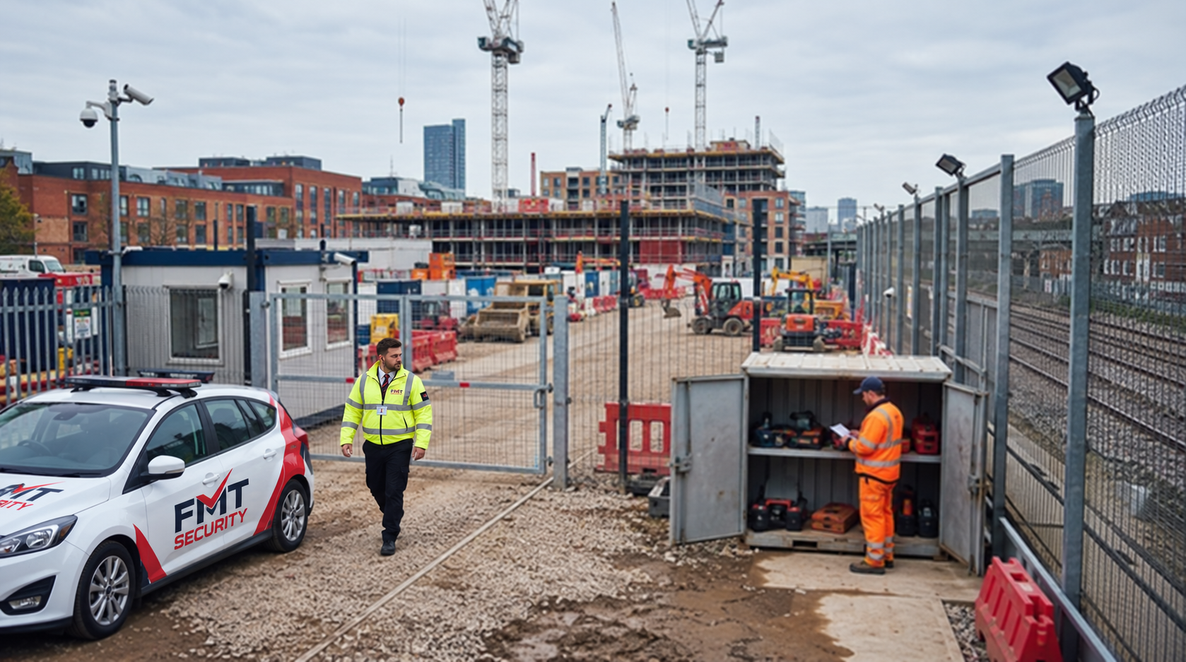Prevent construction site theft with layered security measures