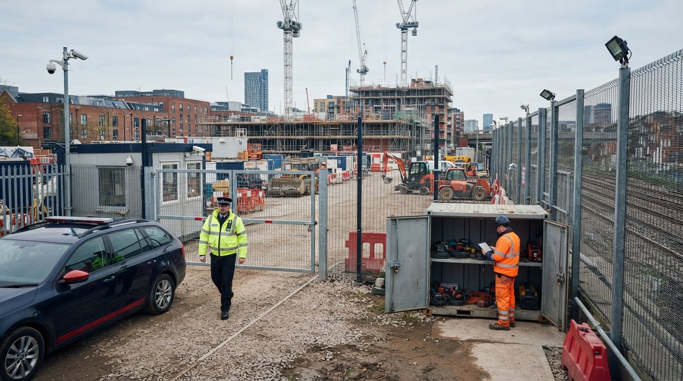 Prevent construction site theft with layered security measures